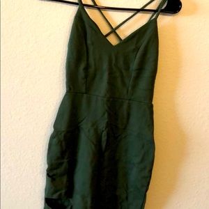 Charlotte Russe dress green xsmall